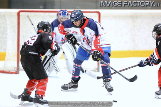 2014-10-11 Aosta-Hockey Milano Rossoblu U14 0415 Ian Tealdi